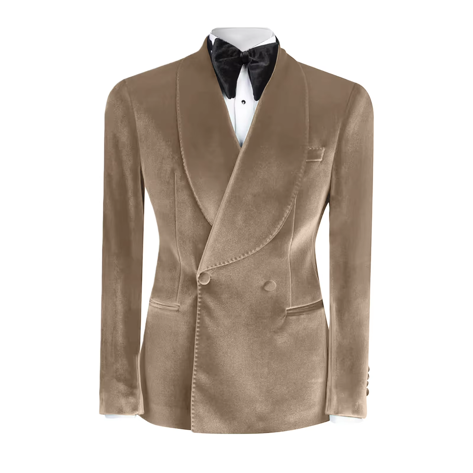 Velvet Men's Suits Blazer Doub - огляд і ціна Elegant Formal Men'S Wear
