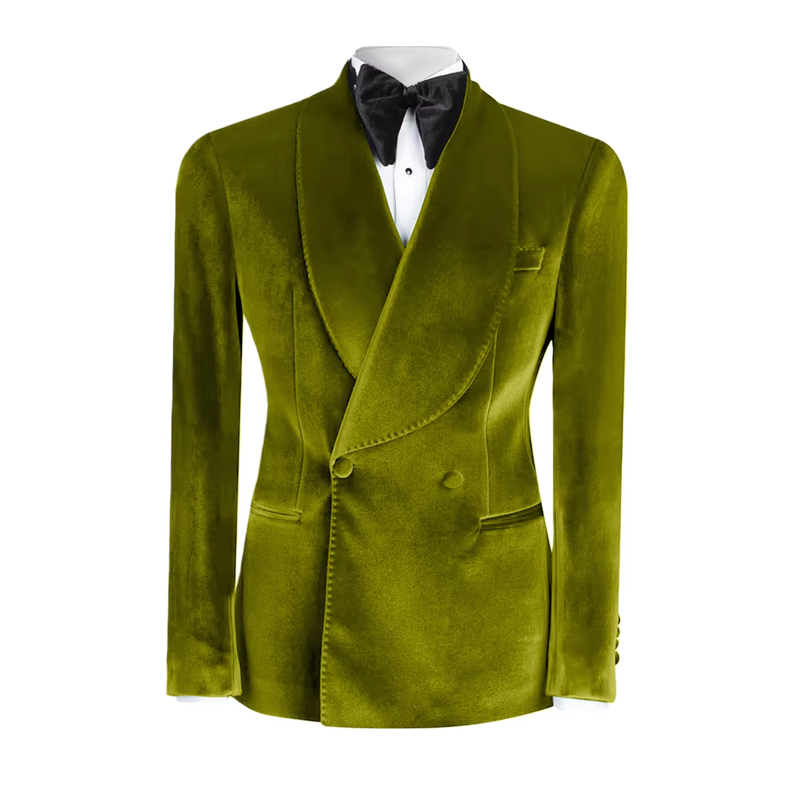 Velvet Men's Suits Blazer Doub - огляд і ціна Elegant Formal Men'S Wear